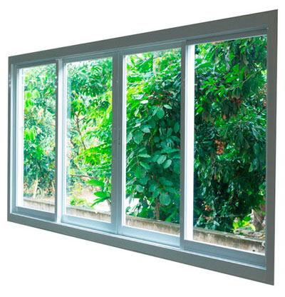 tipo de ventana de pvc corredera